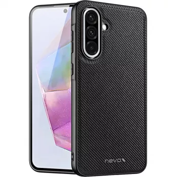 Nevox StyleShell NYLO suojakotelo Samsung Galaxy A37 5G -puhelimelle, musta (2604)