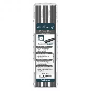 PICA-MARKER Pica BIG DRY täyttömiinat 2B musta 12 kpl:n pakkaus 150 mm
