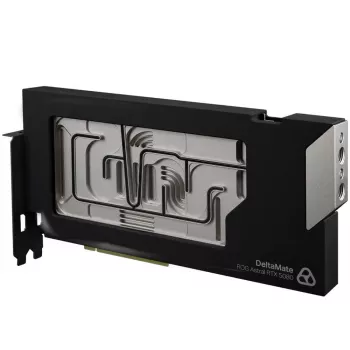 Thermal Grizzly DeltaMate 5080 Astral GPU-vesiblokki, ARGB, taustalevyllä - akryyli, musta