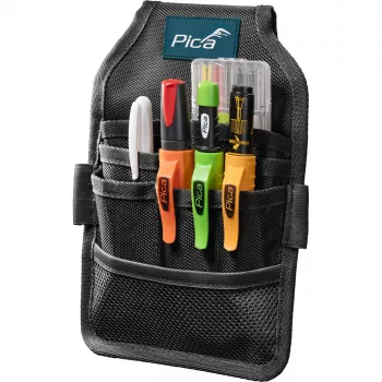 PICA-MARKER Pica Master Belt - raskaan sarjan tussikotelo, musta/punainen
