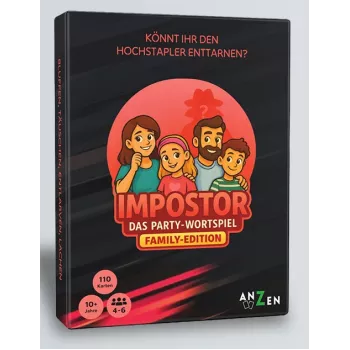 ANZEN IMPOSTOR - juhlien sanapeli - perheversio