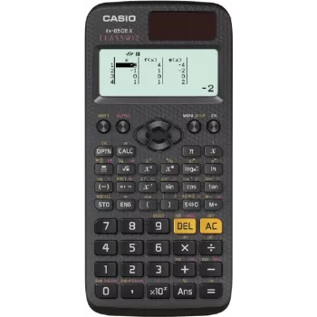 Casio FX-85DE X ClassWiz tieteislaskin musta kovakotelolla