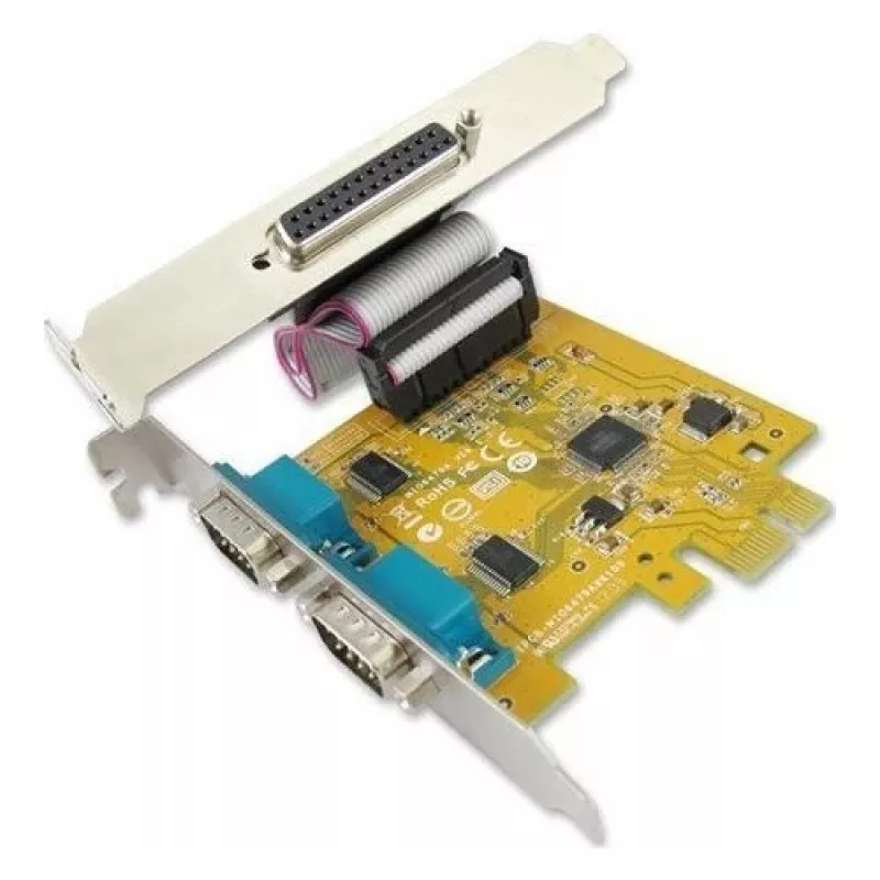 SUNIX MIO6479A PCIe 2.0 Sarja-rinnakkaissovitin - 2x RS-232 DB9, 1x rinnakkainen DB25