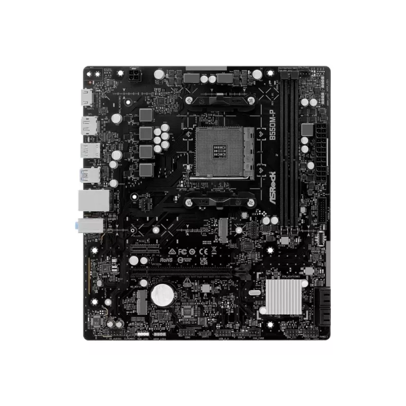 ASRock B550M-P AM4 mATX -emolevy - AMD B550 -piirisarja, DDR4, PCIe 4.0