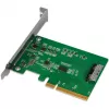 ICY DOCK EXLink MB409A5 MCIO 8i (SFF-TA-1016) - PCIe 5.0 x8 -sovitin Redriverillä