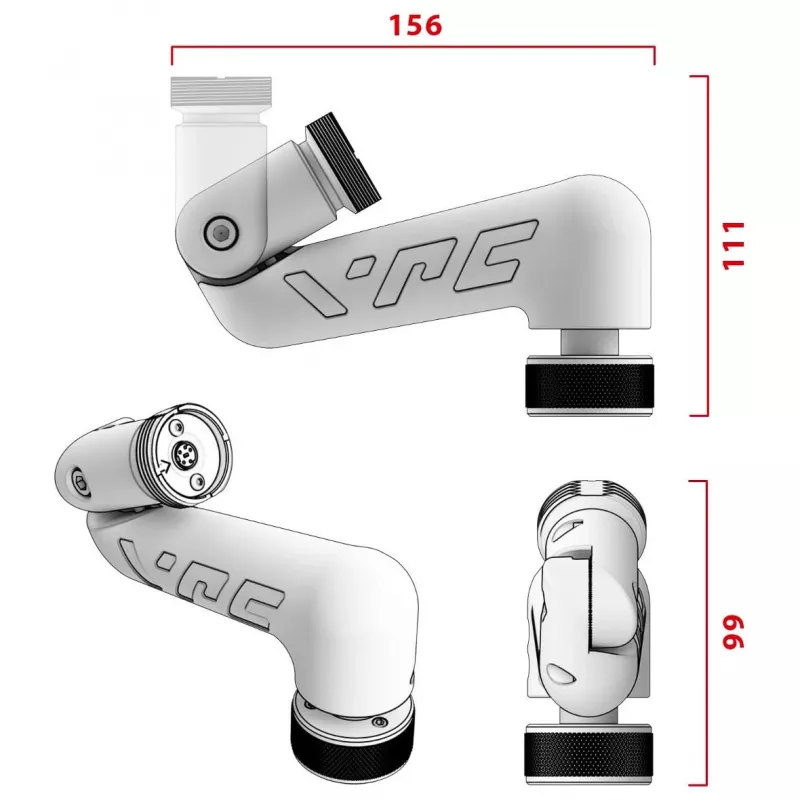 Virpil Controls Flightstick Z-jatke