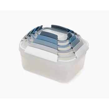 Joseph Joseph Nest Lock 5-osainen sininen elintarvikeastiasarja - Editions