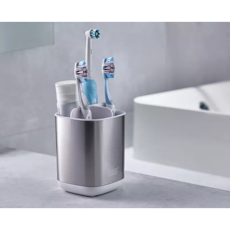 Joseph Joseph EasyStore Hammasharjateline – Ruostumaton teräs – vapaasti seisova – hopea – 6 lokeroa