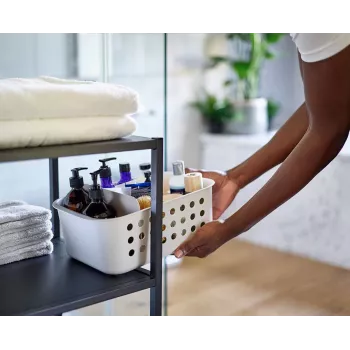 Joseph Joseph EasyStore Large Ecru Kylpyhuoneen säilytyskori