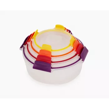 Joseph Joseph Nest Lock 4-osainen monivärinen pyöreä astiasarja