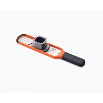 Joseph Joseph Handi-Grate 2-in-1 mini raastin & viipalointileikkuri - oranssi - ruostumaton teräs