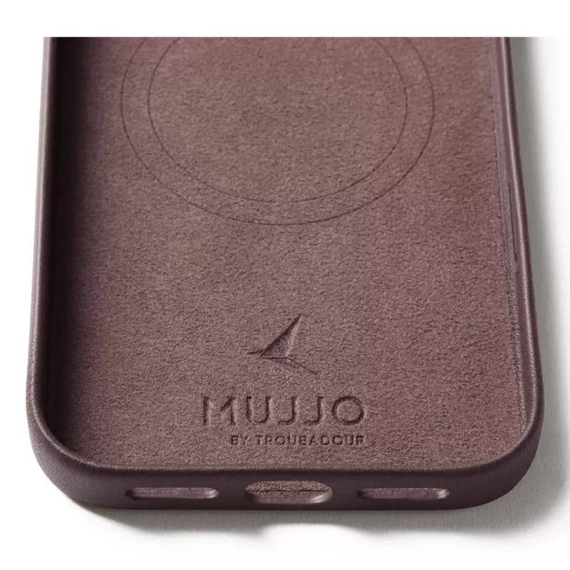 Mujjo Leather Case iPhone 17 Pro Max MagSafe-yhteensopiva (Bronze Red)