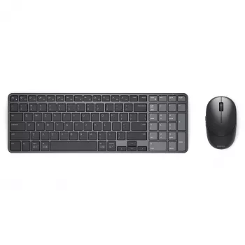Dell Pro 7 ladattava kompakti näppäimistö- ja hiiriset - KM746 - musta - saksalainen asettelu