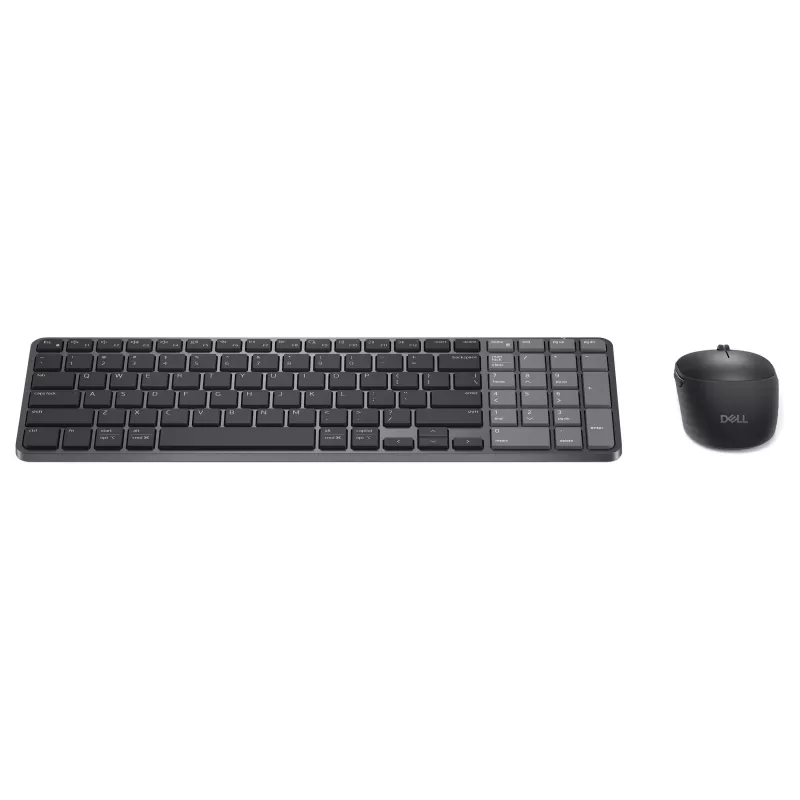 Dell Pro 7 ladattava kompakti näppäimistö- ja hiiriset - KM746 - musta - saksalainen asettelu