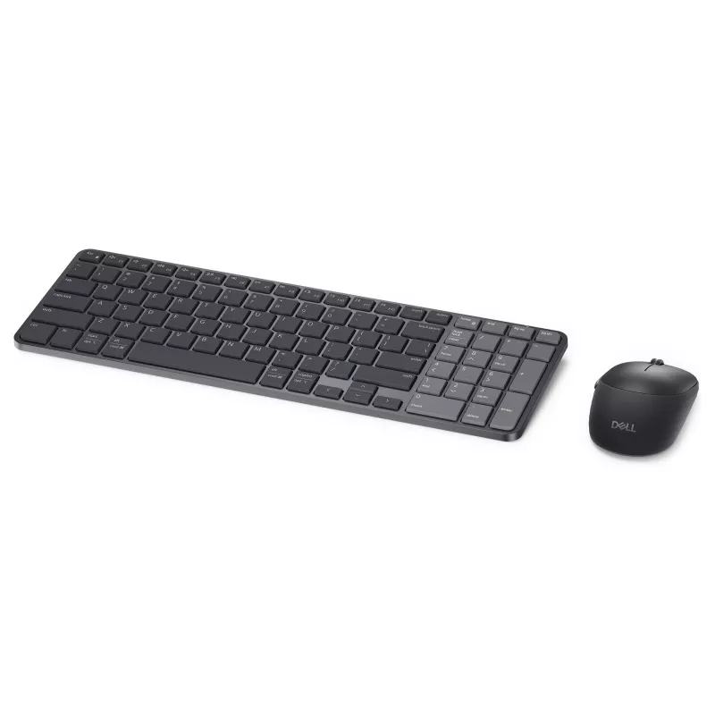 Dell Pro 7 ladattava kompakti näppäimistö- ja hiiriset - KM746 - musta - saksalainen asettelu