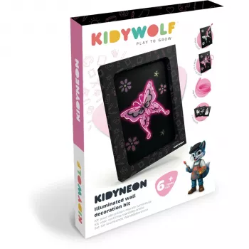 KIDYWOLF valaistu seinäkoristesetti 3-osainen prinsessa