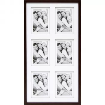 Deknudt S65KQ6 6x10x15 Wood Gallery Brown monikuvakehys 10x15 cm pysty
