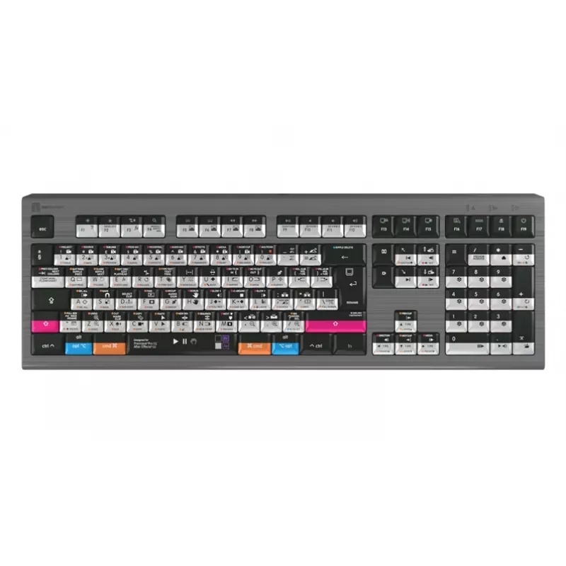 Logickeyboard Adobe Filmmaker Astra 2 UK Mac -näppäimistö