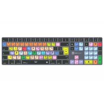 LogicKeyboard Apple Logic Pro X2 Titan FR (Mac) - ranskalainen AZERTY langallinen taustavalaistu näppäimistö