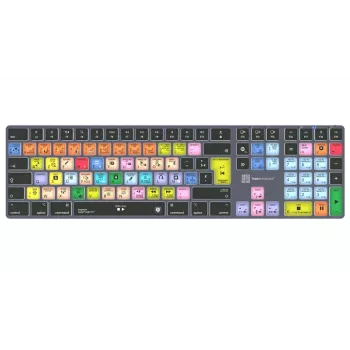 LogicKeyboard Apple Logic Pro X2 Titan FR (Mac) - ranskalainen AZERTY langallinen taustavalaistu näppäimistö