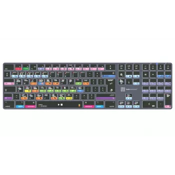 Logickeyboard FL Studio TITAN -näppäimistö Macille - USB langallinen - musta värikoodatuin näppäimin