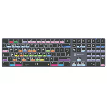 Logickeyboard FL Studio TITAN -näppäimistö Macille - USB langallinen - musta värikoodatuin näppäimin