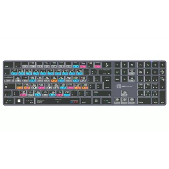 Logickeyboard Adobe Graphic Designer Titan FR PC taustavalaistu näppäimistö (ranskalainen AZERTY)