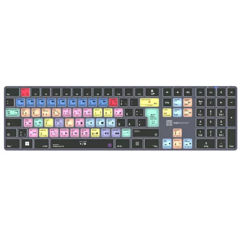 Logickeyboard Adobe Premiere Pro CC Titan DE PC (LKB-PPROCC-TPC-DE)