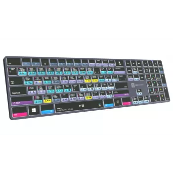 Logickeyboard DaVinci Resolve Classic Titan FR PC -näppäimistö (ranskalainen AZERTY)