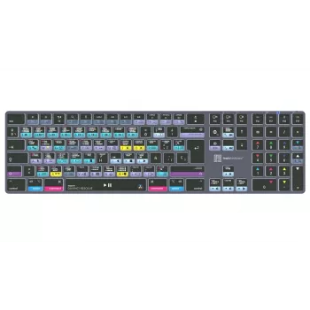 LogicKeyboard DaVinci Resolve 18 Titan SP (Mac) - erikoistunut editointinäppäimistö taustavalolla ja USB-keskittimellä