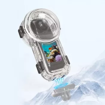 PULUZ vedenalainen kotelo vedenpitävä 60 m asti Insta360 X5 / X5 / PU760T