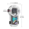 PULUZ vedenalainen kotelo vedenpitävä 60 m asti Insta360 X5 / X5 / PU760T