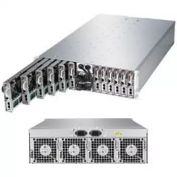 Supermicro SuperServer 5038ML-H12TRF 12-solmuinen 3U rack-asennus palvelinrunko musta