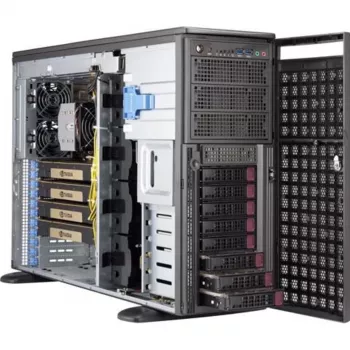 Supermicro SuperWorkstation 540A-TR Full-Tower-työasema, Intel C621, Dual Xeon Scalable, 2200W