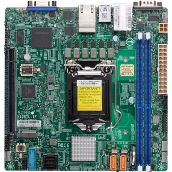 Supermicro MBD-X12STL-IF -emolevy - Mini-ITX - LGA1200 - Intel C252 - DDR4 - Dual Gigabit LAN - IPMI