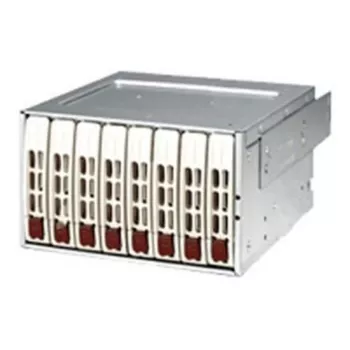 Supermicro CSE-M28E1 Mobile Rack (beige) - 2-paikkainen 2,5 tuuman SAS/SATA HDD/SSD-asemapaikka tuulettimella 5,25 tuuman paikkaan