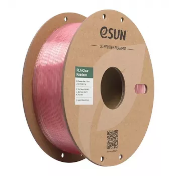 eSUN PLA Clear 1,75mm Pink Crystal -filamentti 1kg
