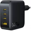 Baseus EnerFill FH11 GaN 140W 3xUSB-C + 1xUSB-A pikalaturi musta
