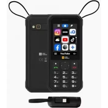 AGM Mobile M11 4G jykevä peruspuhelin 2,8 tuuman näyttö IP68/IP69K 4000 mAh musta