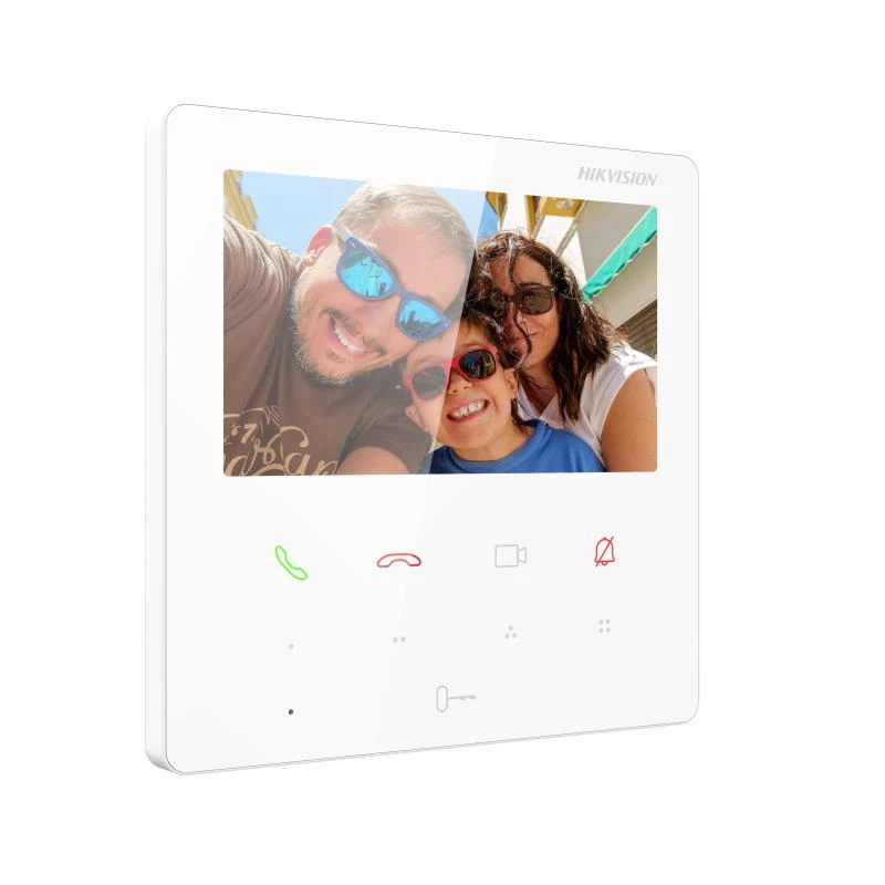 Hikvision DS-KH6110-WE1/White videoovipuhelimen näyttö