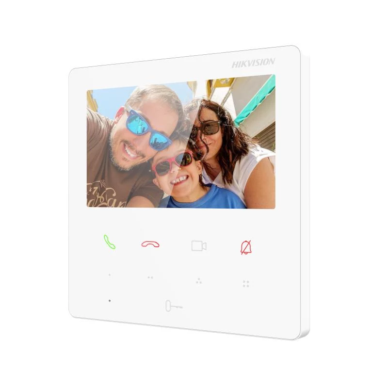Hikvision DS-KH6110-WE1/White videoovipuhelimen näyttö