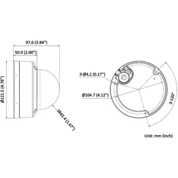 Hikvision DS-2CD1183G2-LIUF 2,8mm Dome 8MP IP-kamera