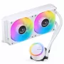 Jonsbo TG-240 AiO neste-CPU-jäähdytin, ARGB - 240mm, valkoinen