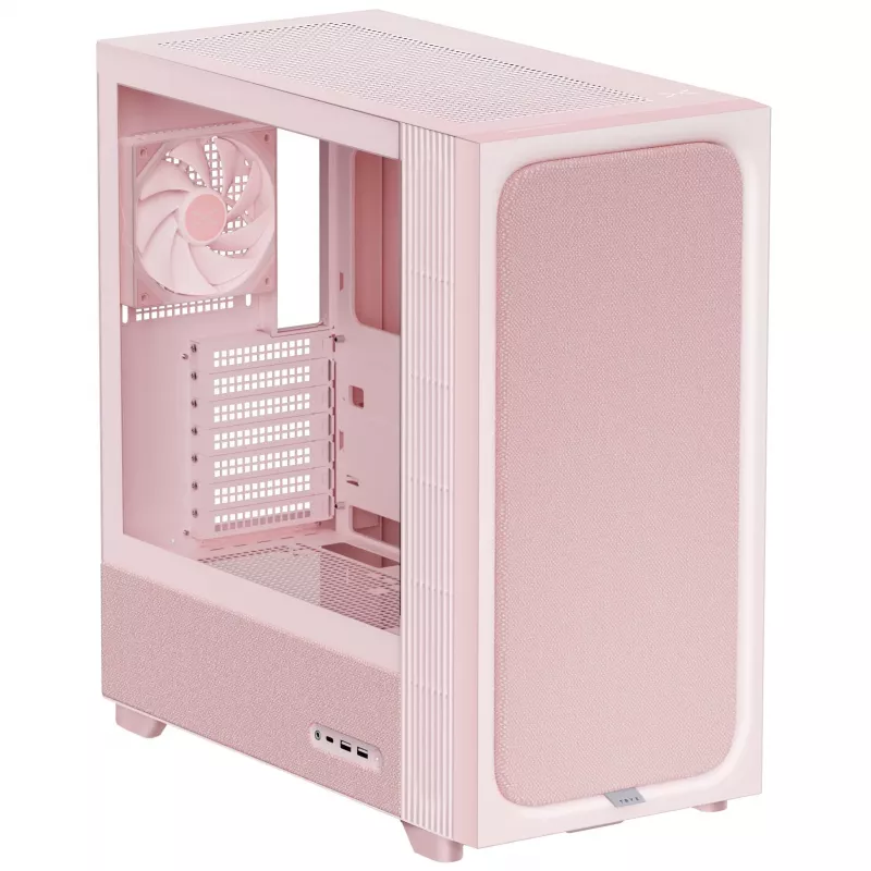 TRYX FLOVA F50 Midi-torni, ATX, karkaistu lasi - pinkki