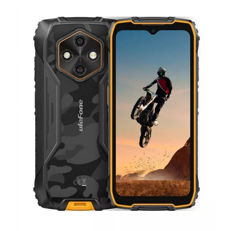 ULEFONE RugKing 4 Pro 8GB/128GB 5G älypuhelin - oranssi