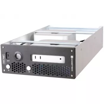 Sonnet xMac mini (2024+) -moduuli kahdelle Mac minille