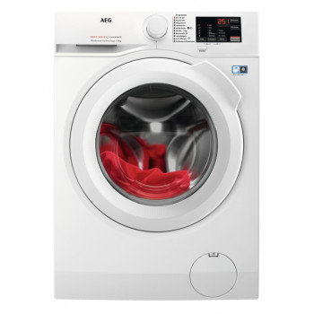 AEG LAVAMAT 6000 L6FBF51488 vapaasti seisova edestä täytettävä pyykinpesukone, 8 kg, 1400 kierr./min, valkoinen
