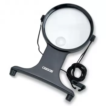 Carson HF-25 MagniFree LED-suurennuslamppu 2x/5x 11cm musta