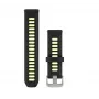 Garmin Quick Release -ranneke 20 mm silikoni Black/Yellow (010-11251-B6)