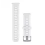 Garmin QuickFit 20mm silikoniranneke Stone White / Clear Blue (010-11251-B7)
